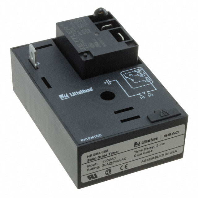 Littelfuse Inc. HRDM413M HRDM Montaje de chasis Relé mecánico Fijo, 3 min 30A a 125/240VCA