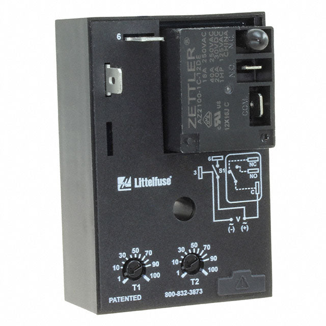 Littelfuse Inc. HRDR321A4R HRDR Montaje de chasis Relé mecánico 1 ~ 100 seg 30A a 125/240VCA