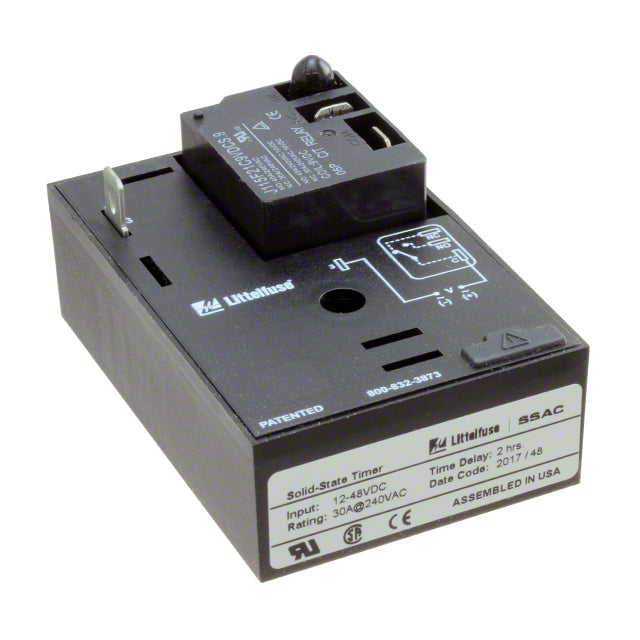 Littelfuse Inc. HRPSD12HI HRPS Montaje de chasis Relé mecánico Fijo, 2 h 30A a 125/240VCA