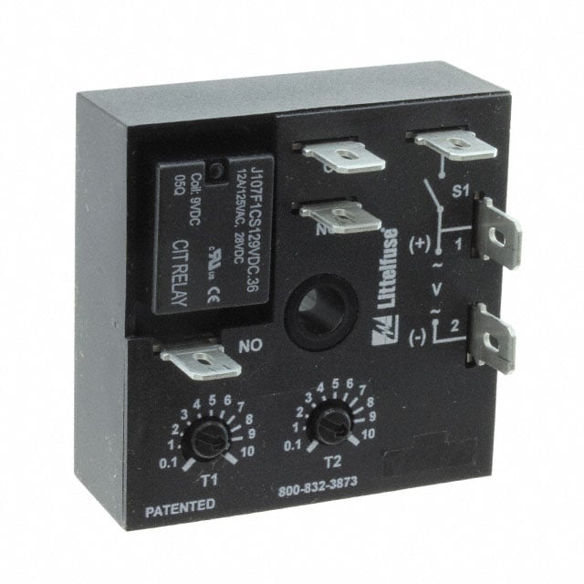 Littelfuse Inc. KRPDD2121MB KRPD Montaje de chasis Relé mecánico 0.1 ~ 10 seg 10A a 125VCA