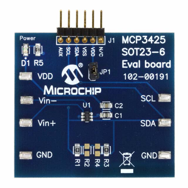 Microchip Technology MCP3425EV - EVALUATION BOARD FOR MCP3425