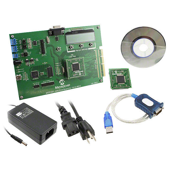 Microchip Technology MCP3901EV-MCU16 - BOARD EVAL FOR 2CH ADC MCP3901