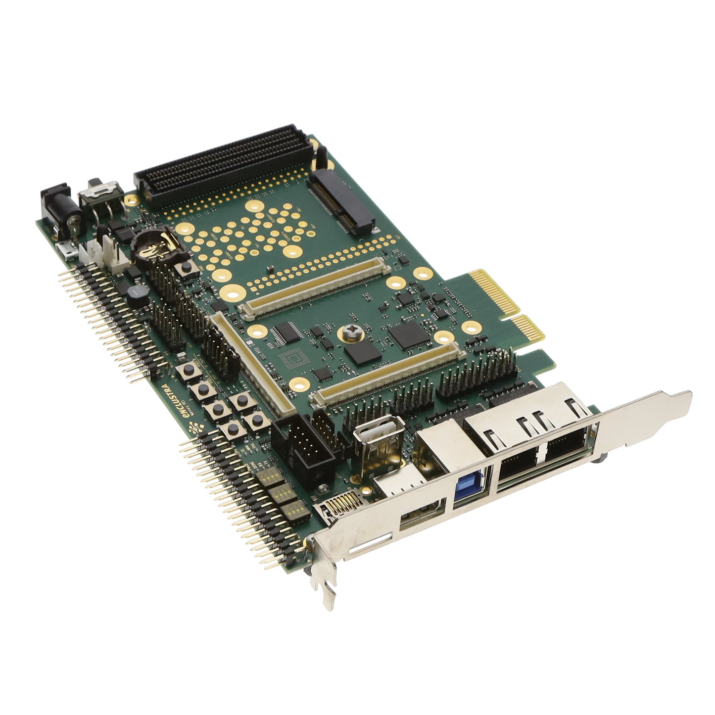 Enclustra FPGA Solutions ME-PE1-400-W-R4.7 - CARRIER MERCURY PCIE X4 2XFMC