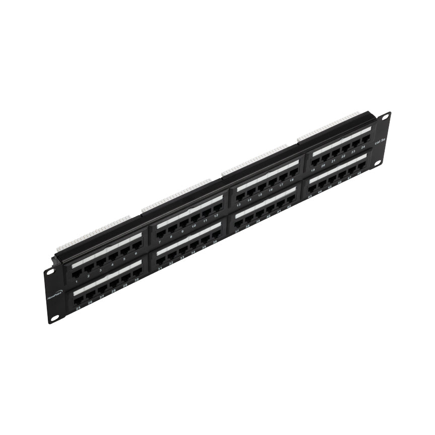 NavePoint 403987 - Patch Panel, Cat5e Punchdown Terminals