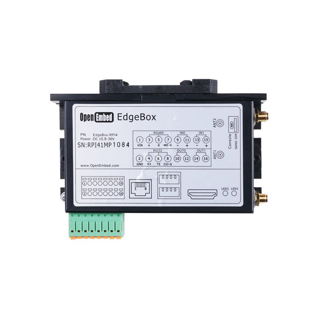 Seeed Technology Co., Ltd 102991558 EdgeBox-RPI-200-CM4001008 Raspberry Pi CM4 ARM Cortex-A72