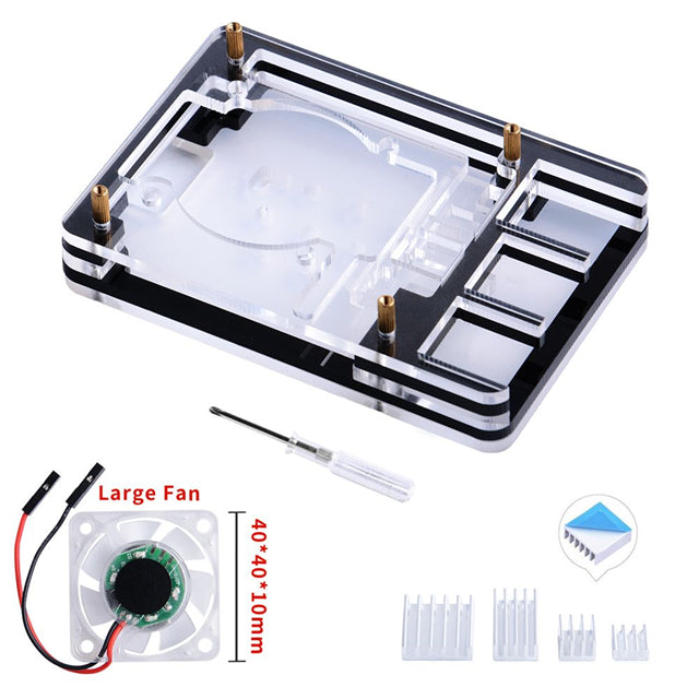Seeed Technology Co., Ltd 110061134 - Raspberry Pi 4B Case