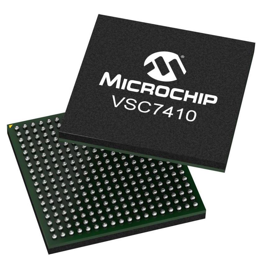 Microchip Technology VSC7430XMT Serval™-TE Interruptor ethernet Ethernet, SerDes, SGMII