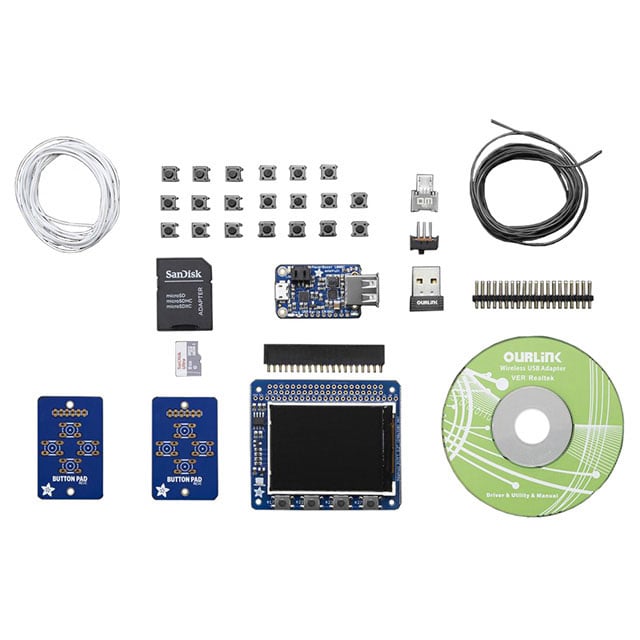 Adafruit Industries LLC 3160 PiGRRL PI GRRL ZERO FOR RASPB PI ZERO