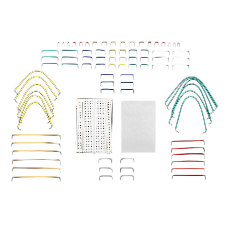 Adafruit Industries LLC 3314 - HALF SIZE BREADBOARD + 78 PIECE