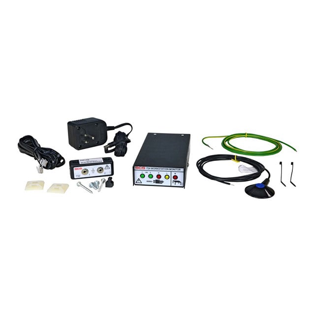 SCS 724 724 Workstation Monitor Work Surface, Wrist Strap (2) Monitoring