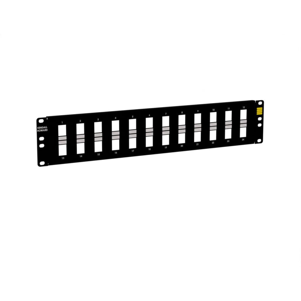 Kendall Howard 1905-2-002-24 - Patch Panel RJ45 Jack (Not Provided)