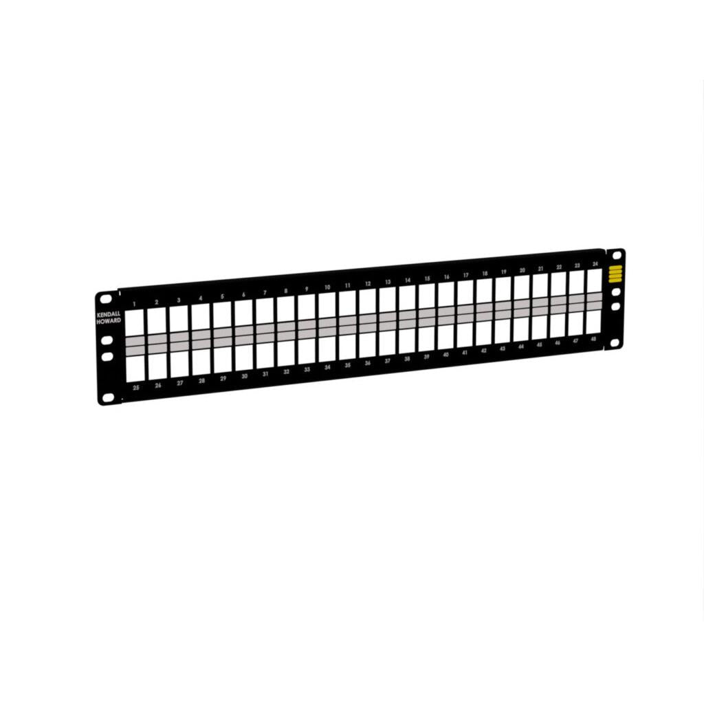 Kendall Howard 1905-2-002-48 - Patch Panel RJ45 Jack (Not Provided)