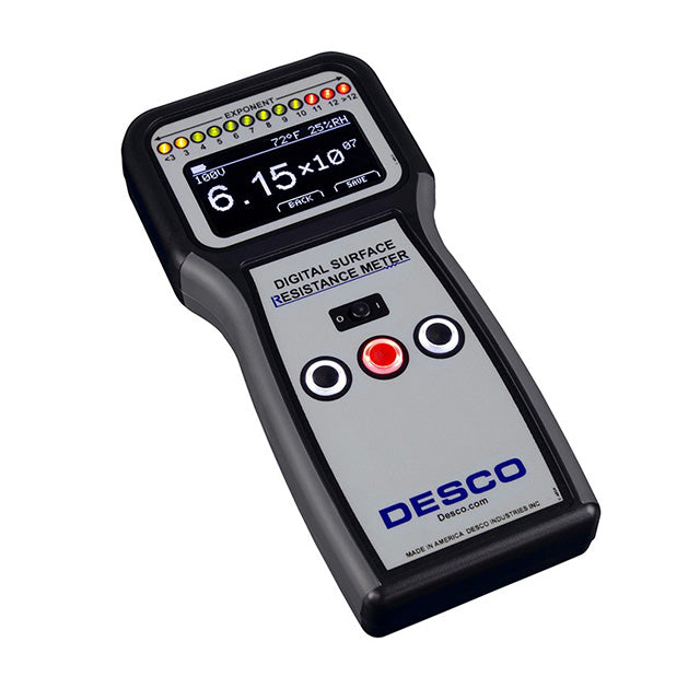 Desco 19291 - Surface Resistivity Meter Measuring Surface Resistivity, Humidity, and Temperature
