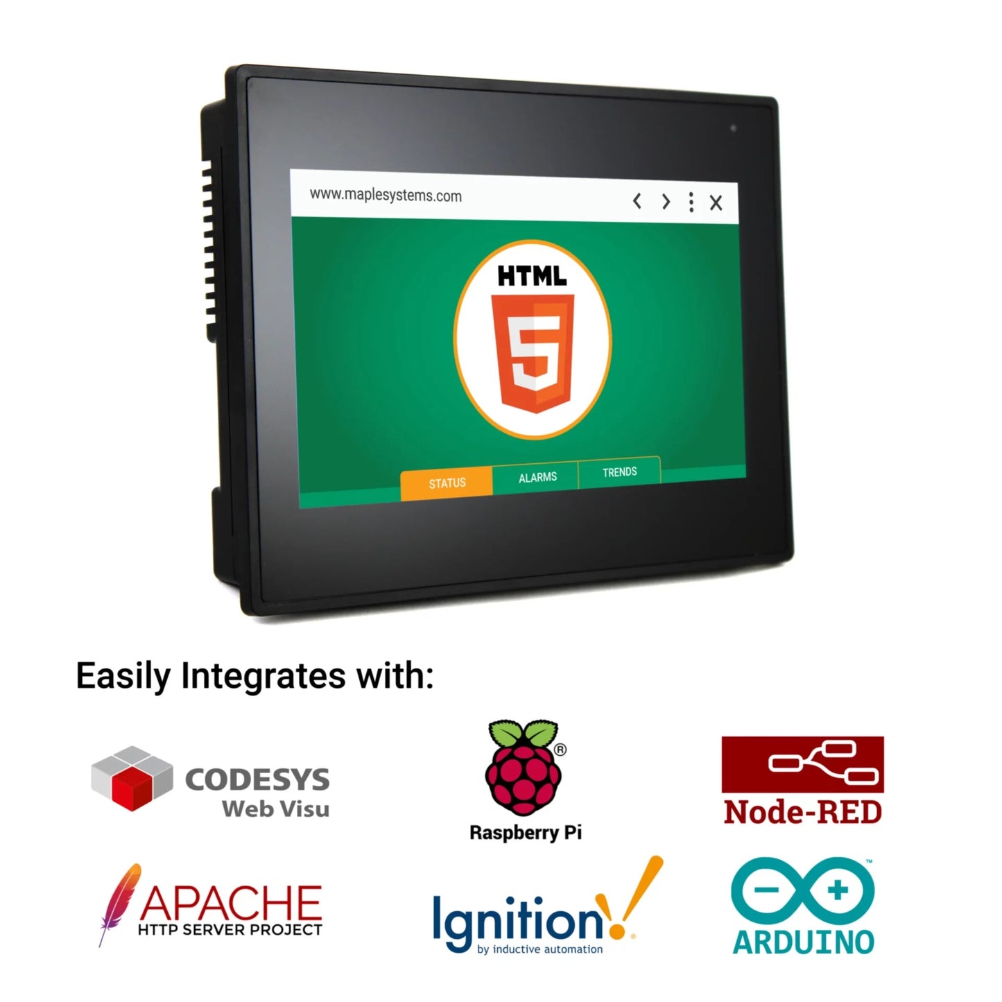 Maple Systems Inc WP4070A HTML5 Web Panel Pantalla táctil 7.0"
