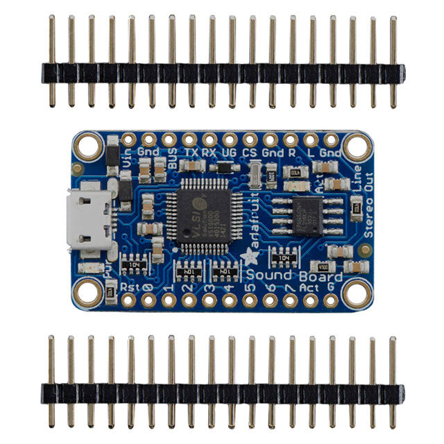 Adafruit Industries LLC 2342 - FX MINI SOUND BOARD WAV/OGG Audio Processing