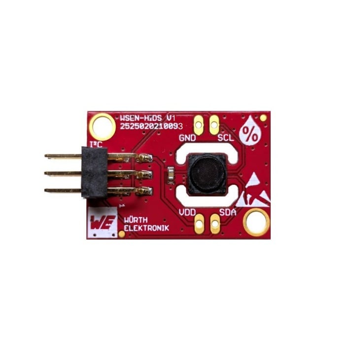 Würth Elektronik 2.53E+12 WSEN-HIDS Humidity, Temperature -40°C ~ 125°C, 0 ~ 100% RH