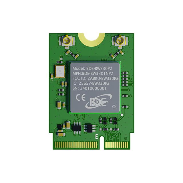 BDE Technology BDE-BW3301NP2M2 - 802.11a/b/g/n/ax, Bluetooth v5.2, Zigbee®
