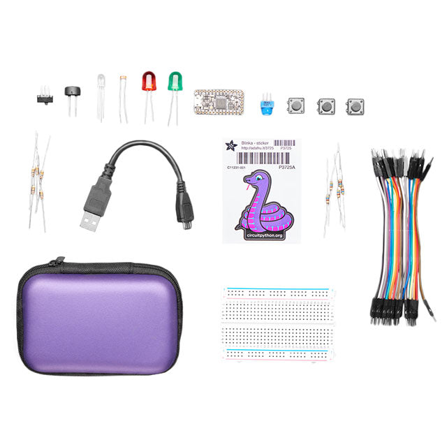 Adafruit Industries LLC 4028 - CIRCUITPYTHON STARTER KIT WITH A