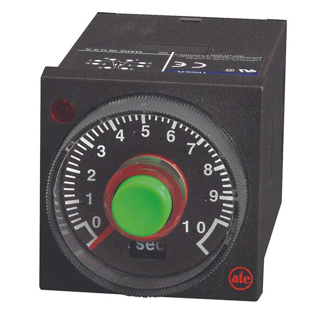 ATC-Diversified Electronics 409B-100-F-2-X 409B Para enchufe Relé mecánico 1 seg ~ 10 h 10A a 250VCA/30VCC