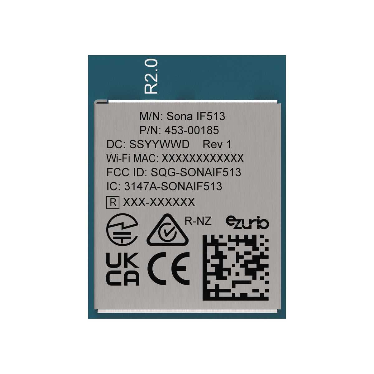 Ezurio 453-00185R Sona™ IF513 BlueTooth, WiFi