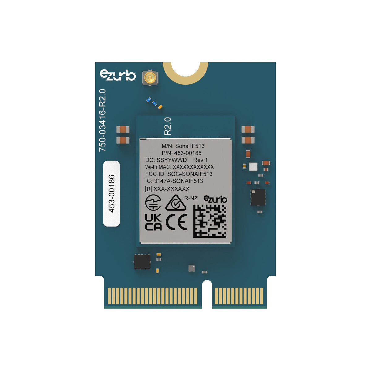 Ezurio 453-00186 Sona™ IF513 BlueTooth, WiFi