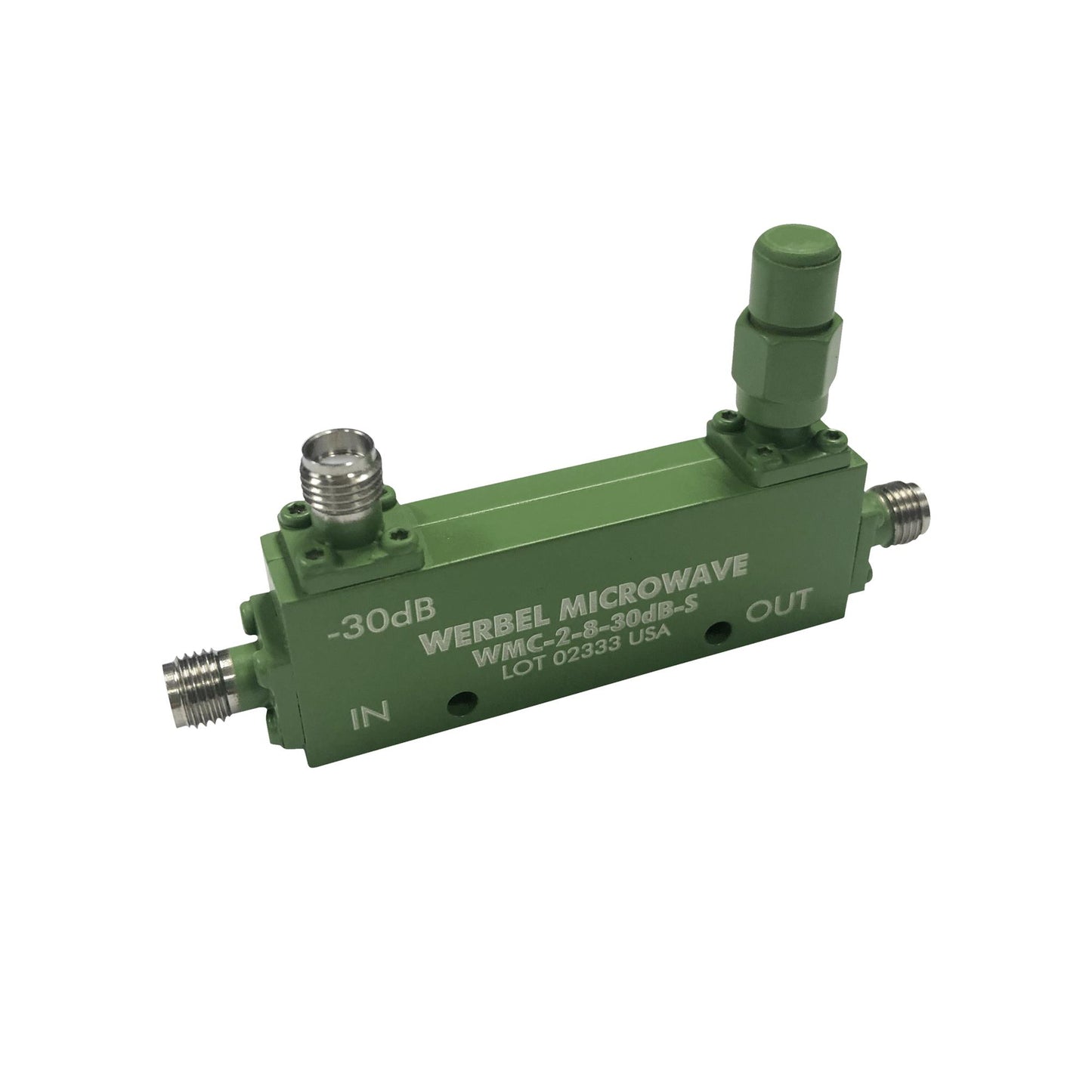 Werbel Microwave LLC WMC-2-8-30DB-S - Estándar 2GHz ~ 8GHz Celular, GSM, ISM, militar, PCN, Wi-Fi, WiMAX