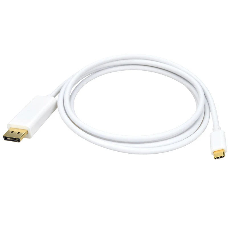4XEM 4XUSBCDISPCBL3W - USB a DisplayPort USB-C macho