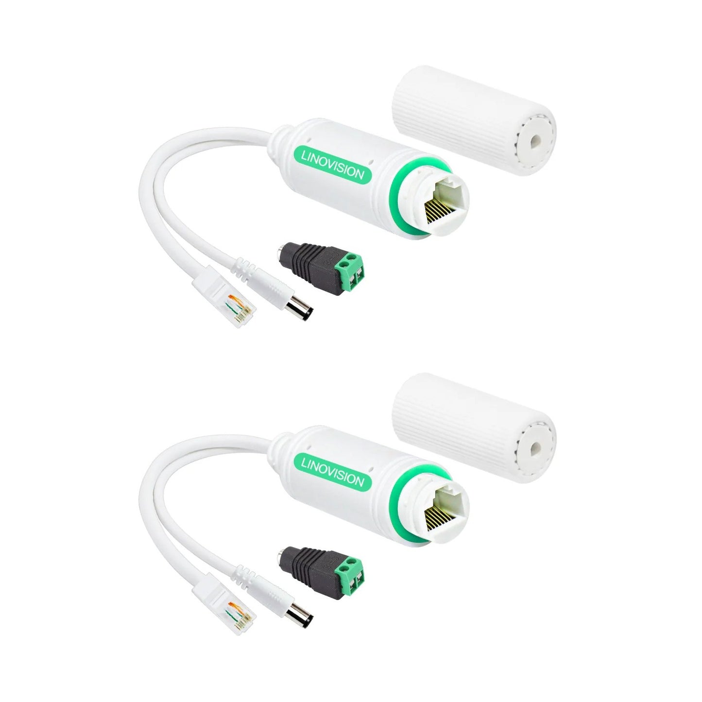 Linovision POE-SP01P (2 pack) - Inyector/divisor PoE 44 ~ 57V