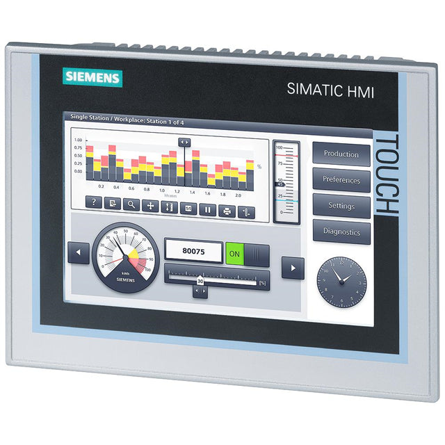 Siemens 6AV21240GC010AX0 SIMATIC HMI Pantalla táctil 7.0"