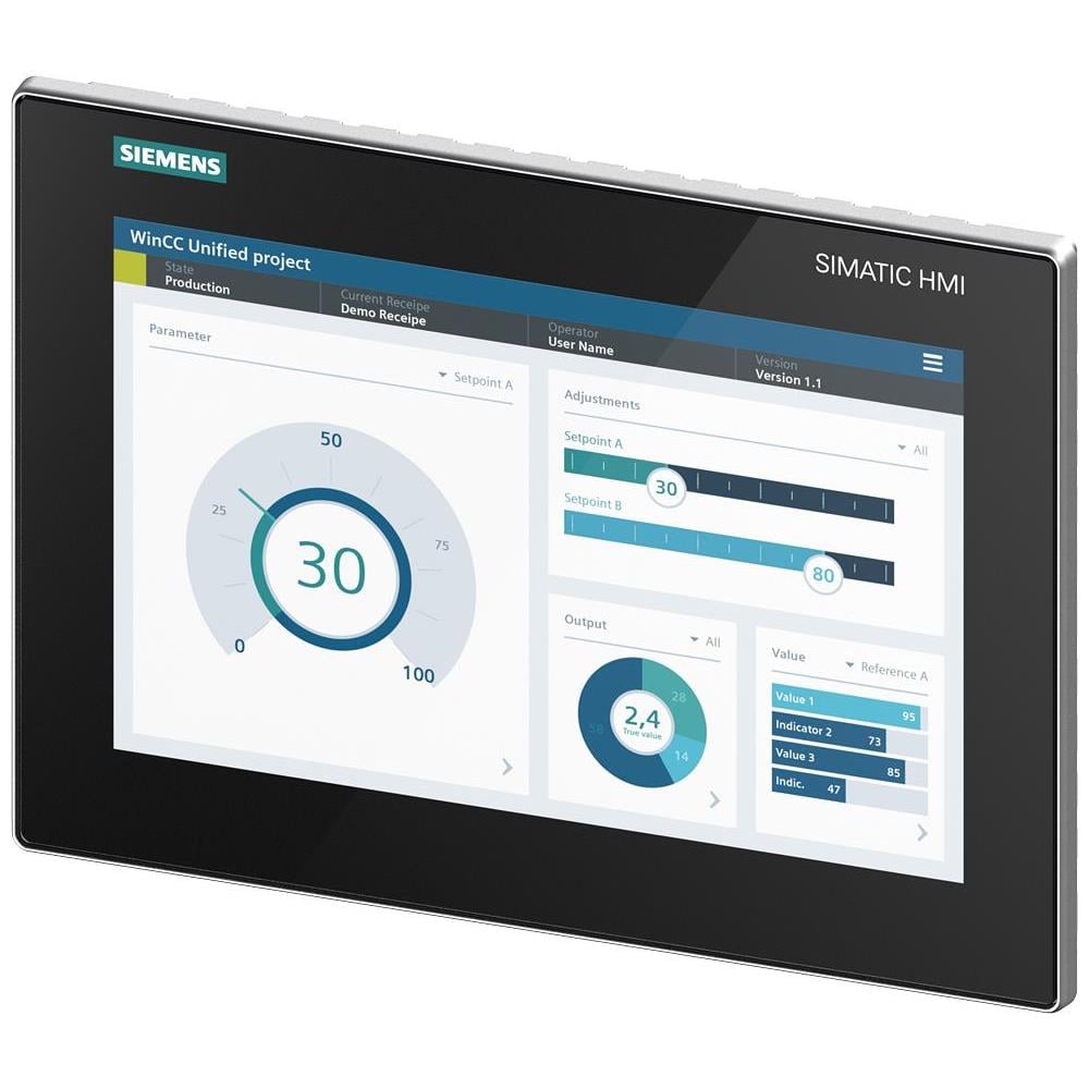 Siemens 6AV21283MB060AX1 SIMATIC Pantalla táctil 12.1"