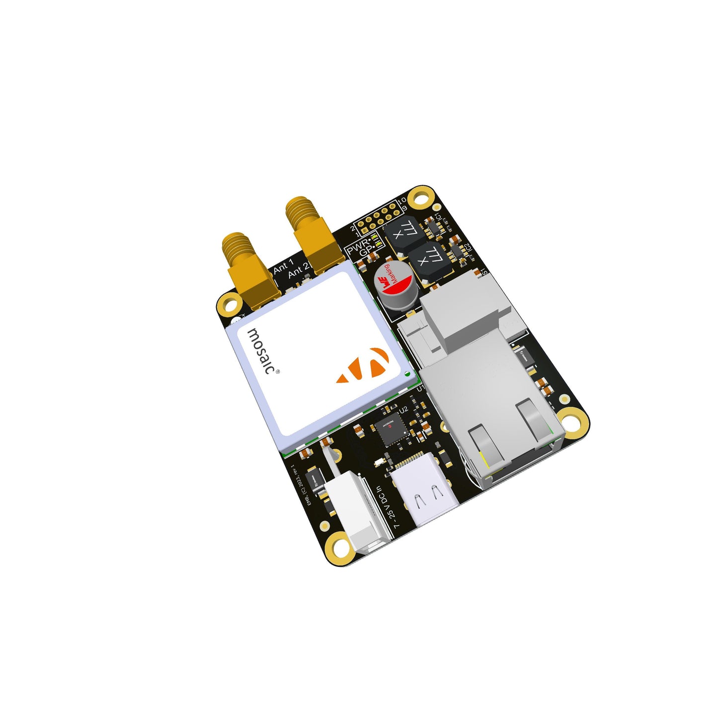 ANavS GmbH 704006500 MOSAIC-H PoE BOARD 1.2276GHz, 1.575GHz -
