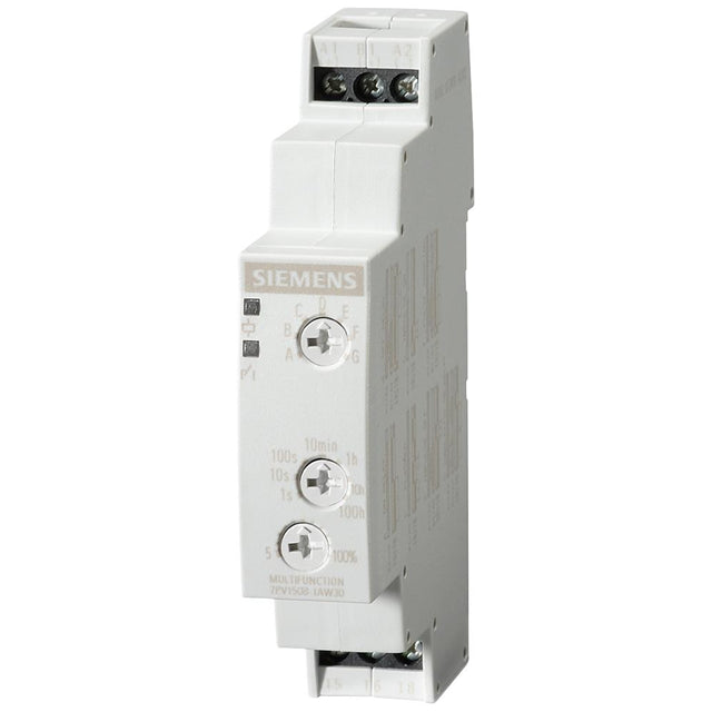 Siemens 7PV15081AW30 SIRIUS Riel DIN Relé mecánico 0.05 seg ~ 100 h 3A a 250VCA