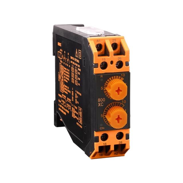 Selec Controls USA Inc. 800XC-CU-E 800XC Riel DIN Relé mecánico 0 seg ~ 10 h 5A a 250VCA/24VCC