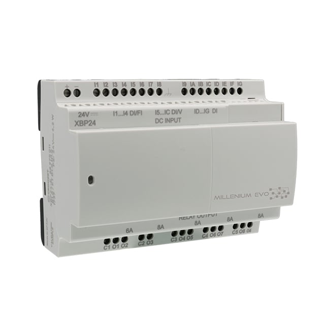 Crouzet 88975001 Millenium Evo, XBP24 MILLENIUMEVO, SMART RELAY, 24 I/ 16 - Digital (8), Analog/Digital (8)