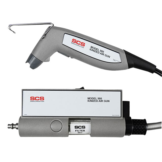 SCS 980E 980E Ionizer, Air Gun Benchtop, Wall Mount