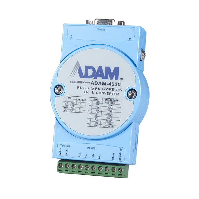 Advantech Corporation ADAM-4520-F - Convertidor, RS-232 a RS-422/485 D-Sub 09 Pos (DB9) hembra