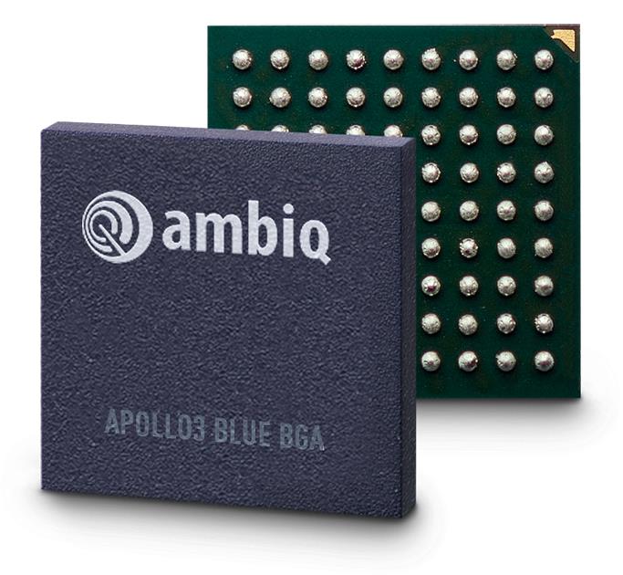 Ambiq Micro, Inc. AMA3B1KK-KBR-B0 Apollo3 Blue MCU ARM® Cortex®-M4F