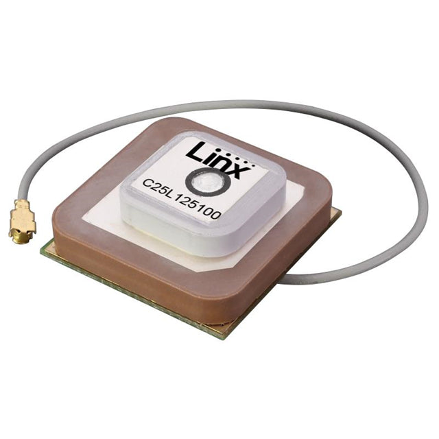 TE Connectivity Linx ANT-GNCP-C25L125100 GNCP 1.176GHz, 1.202GHz, 1.227GHz, 1.248GHz, 1.561GHz, 1.575GHz, 1.601GHz Navegación