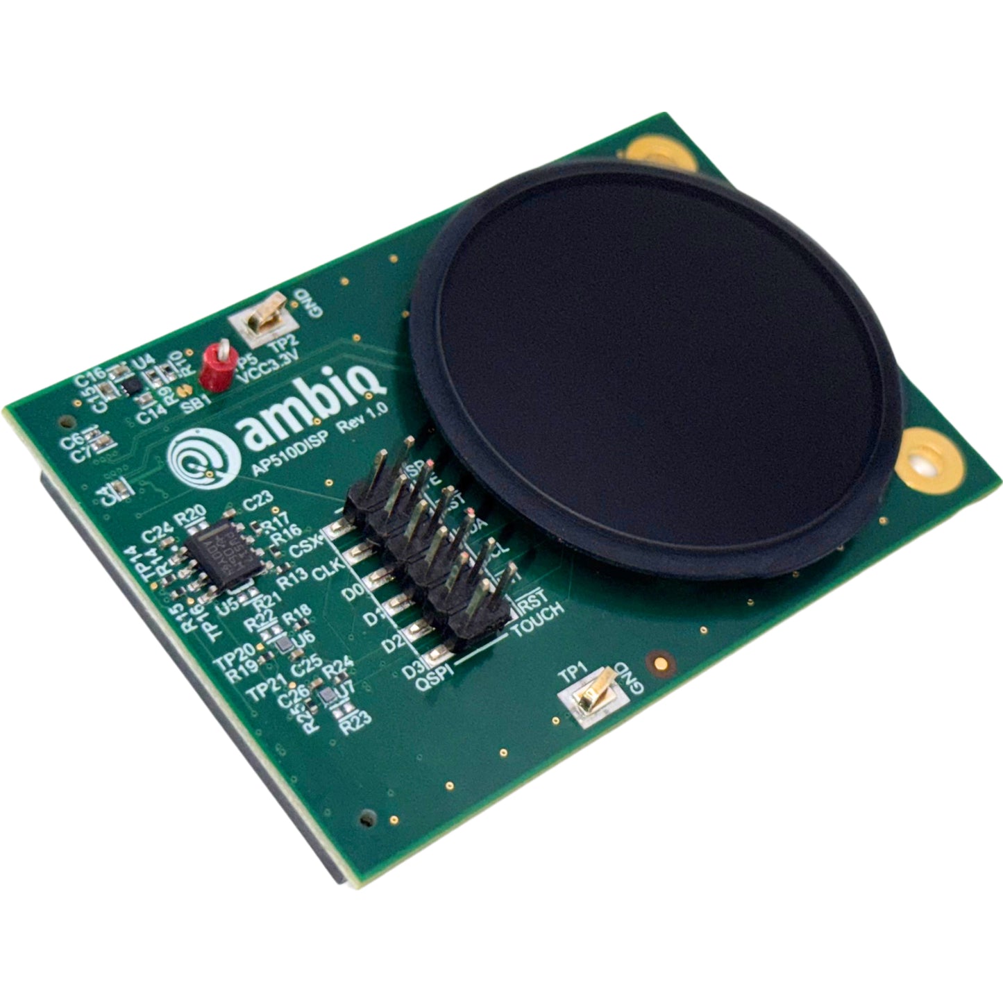 Ambiq Micro, Inc. AP510DISP - APOLLO510 SOC DISPLAY EVAL BD