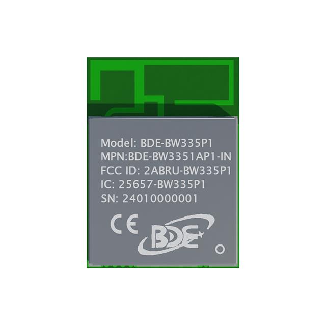 BDE Technology BDE-BW3351AP1-IN - IEEE 802.11 b/g/n/ax, Bluetooth de baja energía 5.2