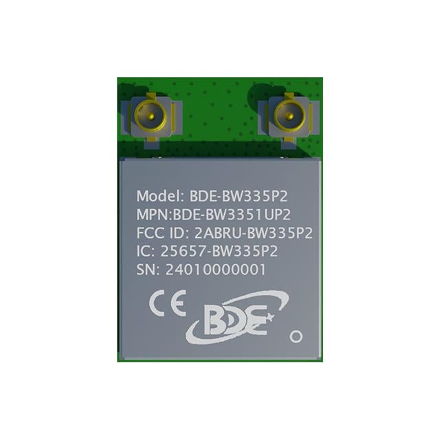 BDE Technology BDE-BW3351UP2 - IEEE 802.11 b/g/n/ax, Bluetooth de baja energía 5.2