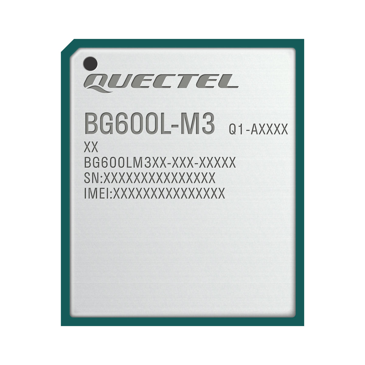 Quectel BG600LM3AA-D08-SGNSA - BeiDou, Galileo, GLONASS, GPS, GNSS, GSM, GPRS, LTE