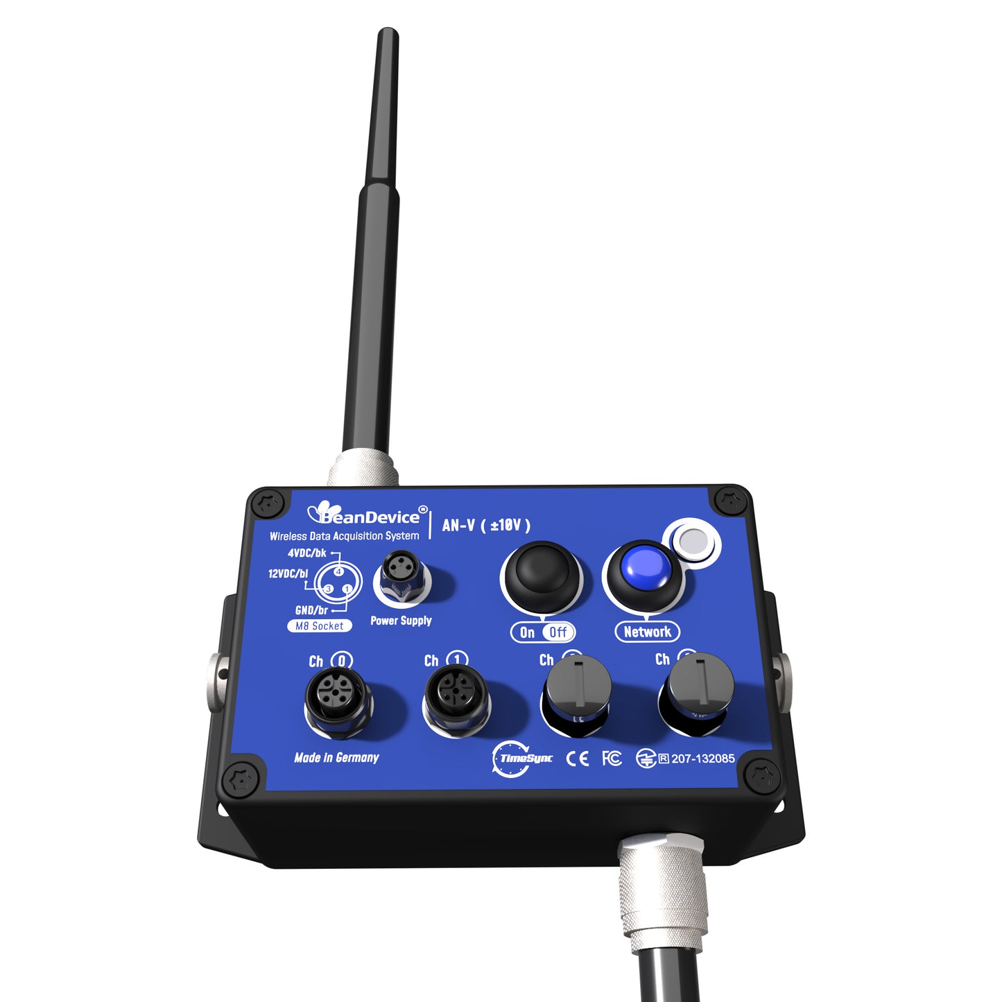 Beanair Sensors BND-2.4GHZ-ANV-4CH-10V - Analog Input DAQ Device