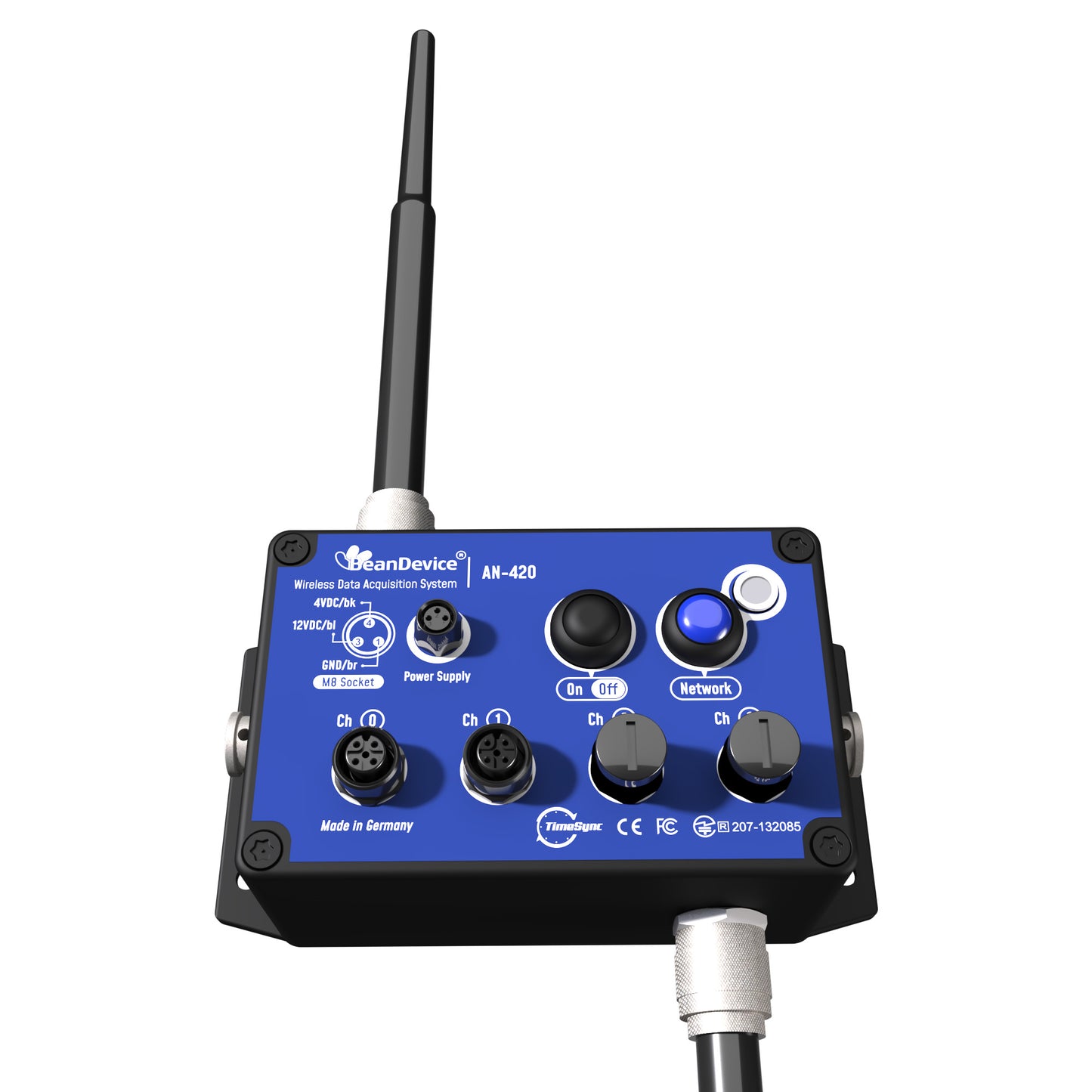 Beanair Sensors BND-2.4GHz-AN420-4CH - Analog Input DAQ Device