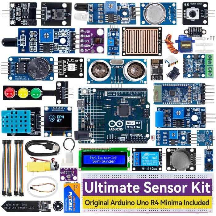 SunFounder CN0422D - SENSOR KIT WITH ARDUINO UNO R4 M