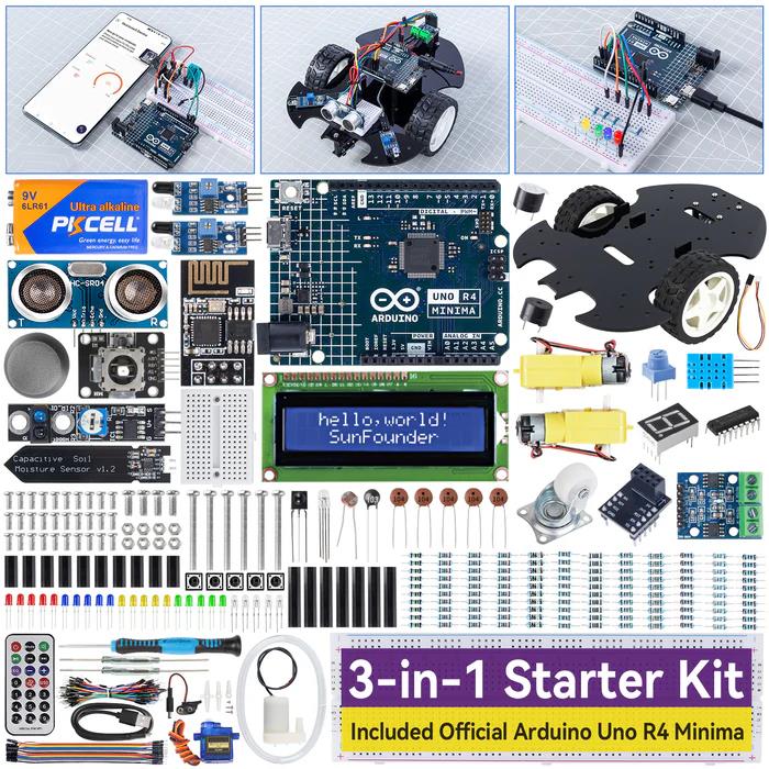 SunFounder CN0423D - STARTER KIT WITH ARDUINO UNO R4