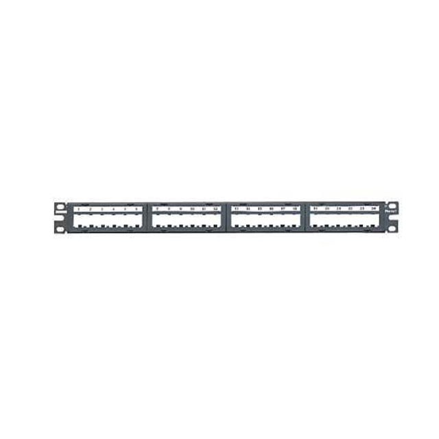 Panduit Corp CPPL24M6BLY Mini-Com® Modular Panel -