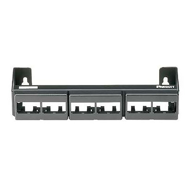 Panduit Corp CWPP12WBL Mini-Com® Modular Panel -