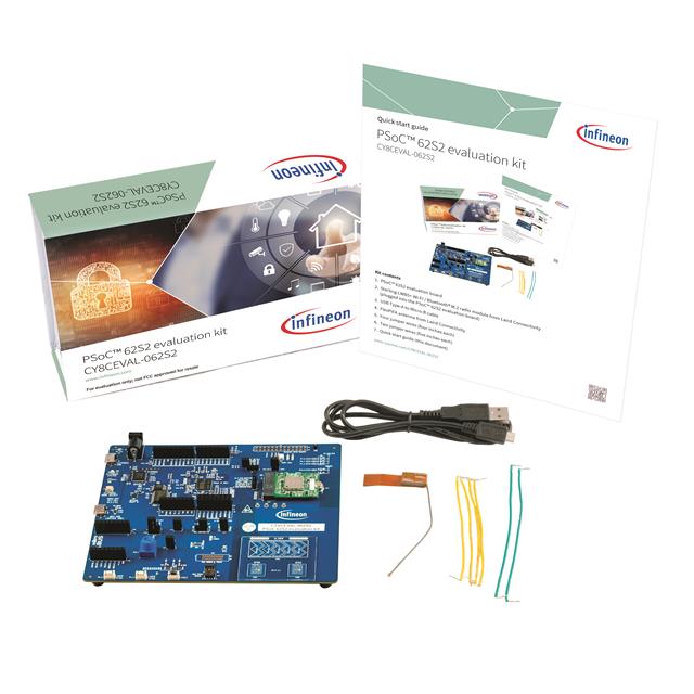 Infineon Technologies CY8CEVAL-062S2 PSOC™ 62 PSOC 6 MCU CY8C62XA EVAL KIT