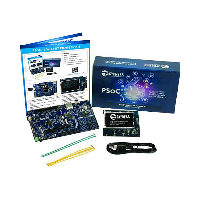 Infineon Technologies CY8CKIT-062-WIFI-BT PSOC™ 6 Transceiver; 802.11 a/b/g/n (Wi-Fi, WiFi, WLAN), Bluetooth® Classic